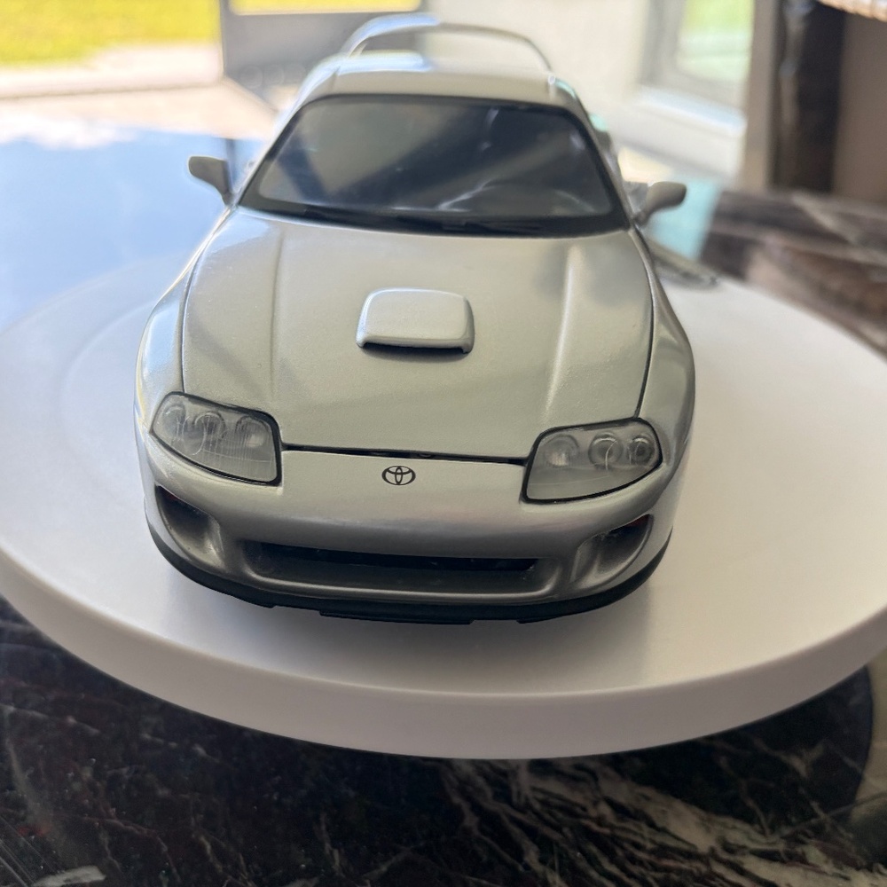 Kyosho Toyota SUPRA LHD Silver 1/18 1:18 Scale Diecast Model Car MKIV JZA80